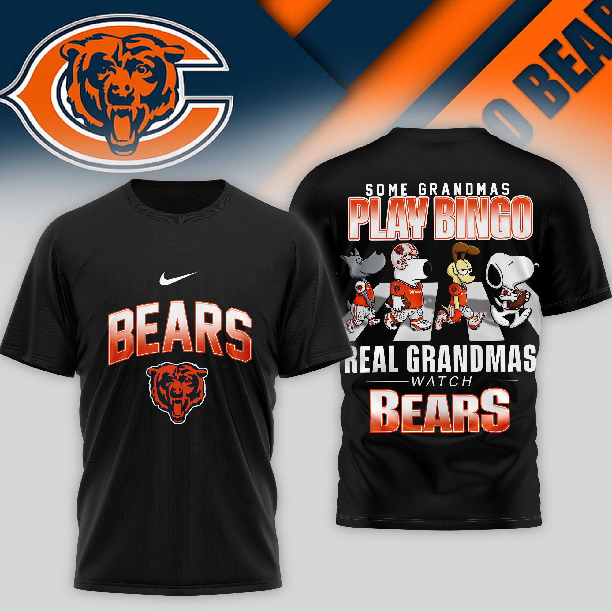 Chicago Bears | Premium NFL Prime Time 3D Shirt TTH200557