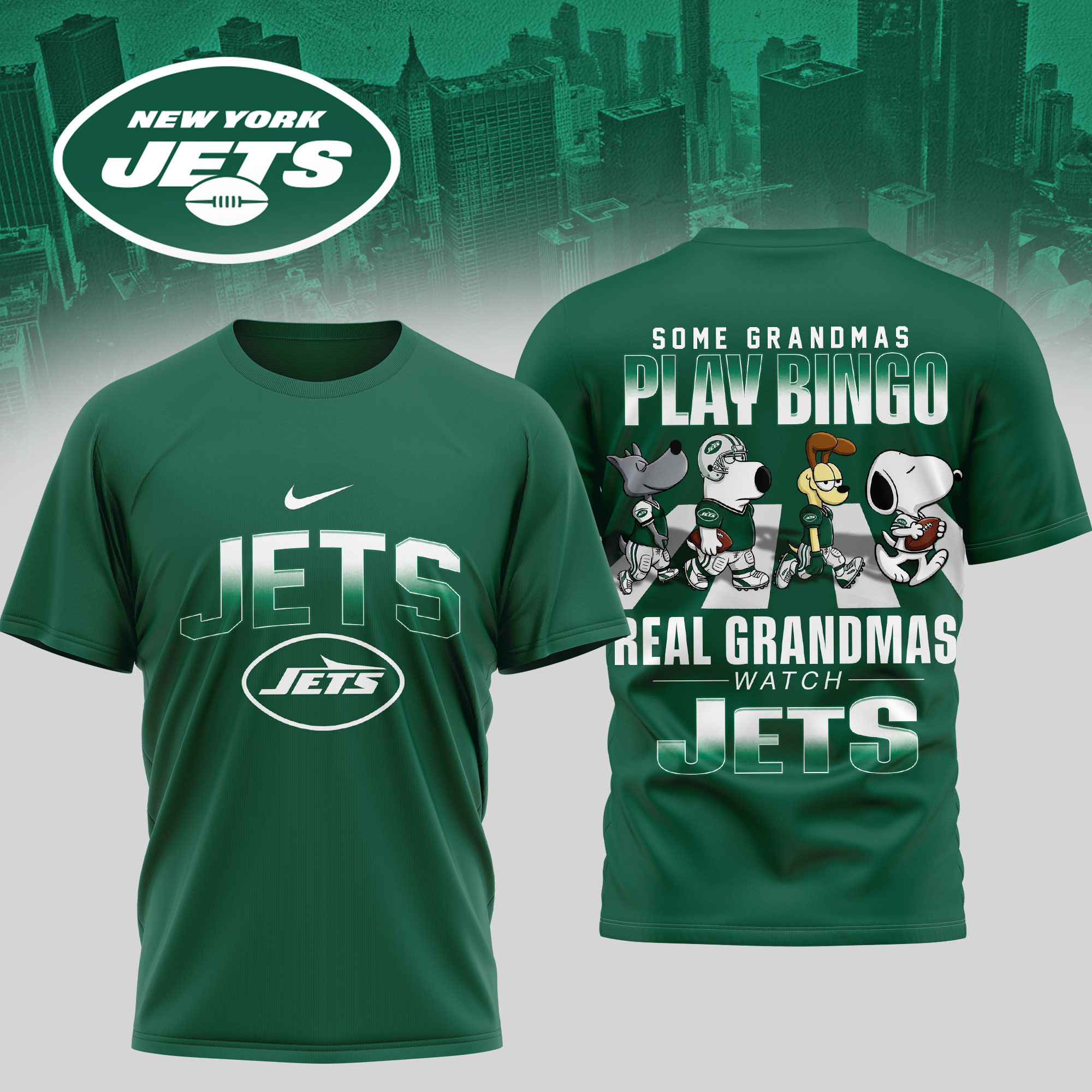 New York Jets | Premium NFL Prime Time 3D Shirt TTH200557 - Image 3