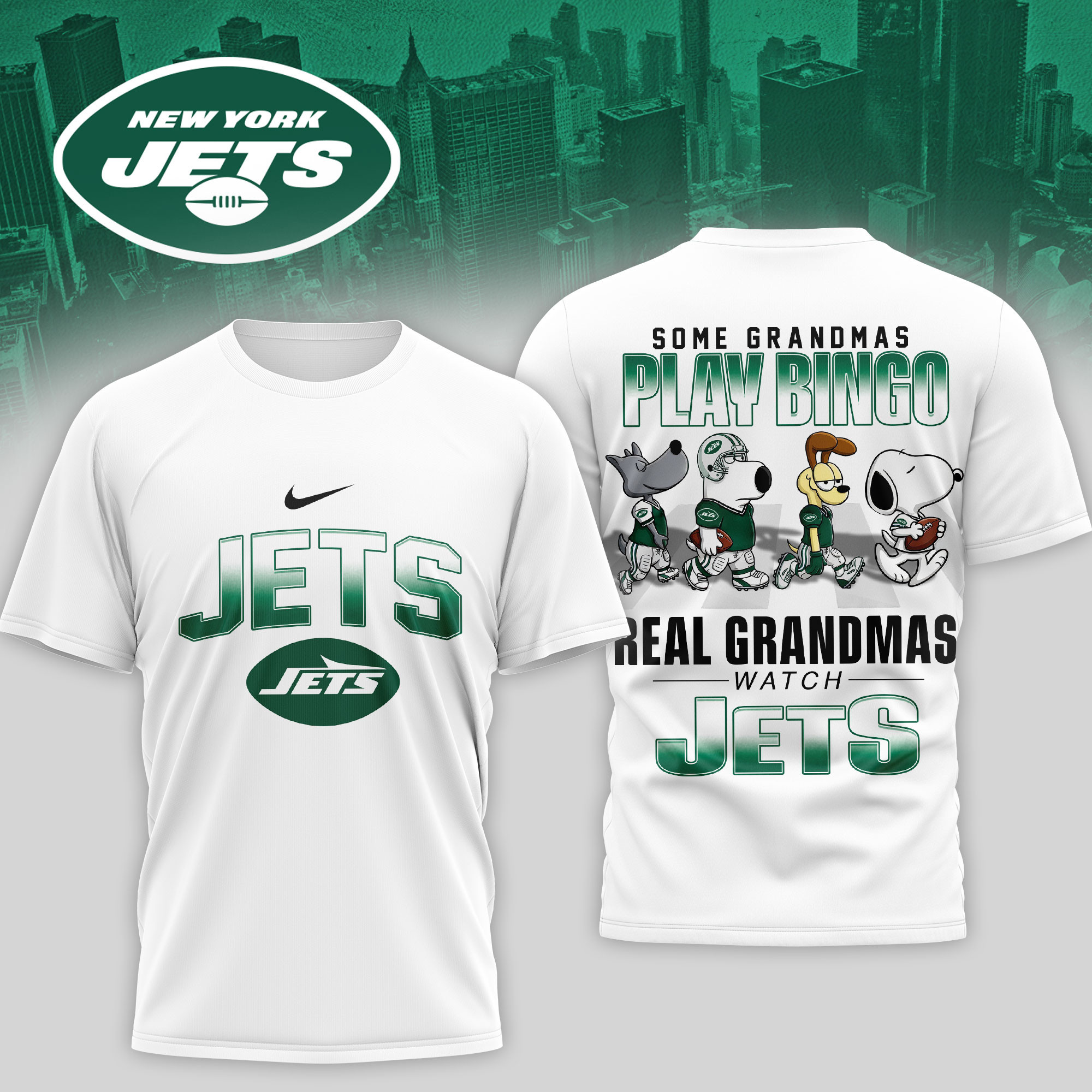 New York Jets | Premium NFL Prime Time 3D Shirt TTH200557 - Image 2
