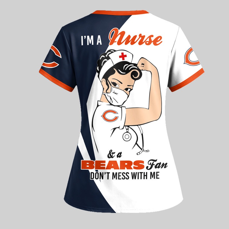Chicago Bears | Premium NFL Don’t Mess With This Nurse Shirt TTH200551 - Image 3