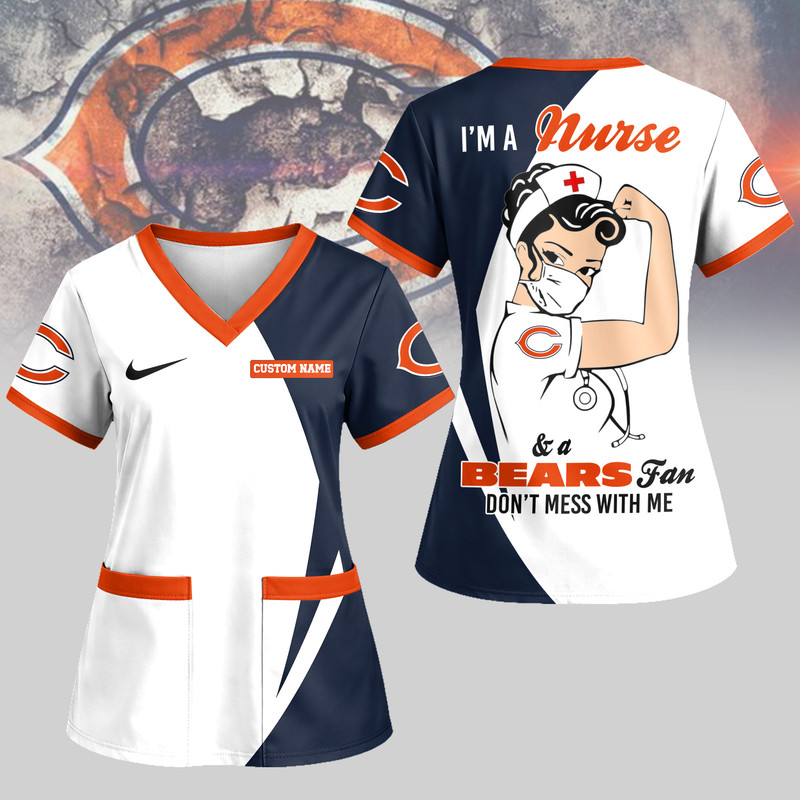 Chicago Bears | Premium NFL Don’t Mess With This Nurse Shirt TTH200551 - Image 2