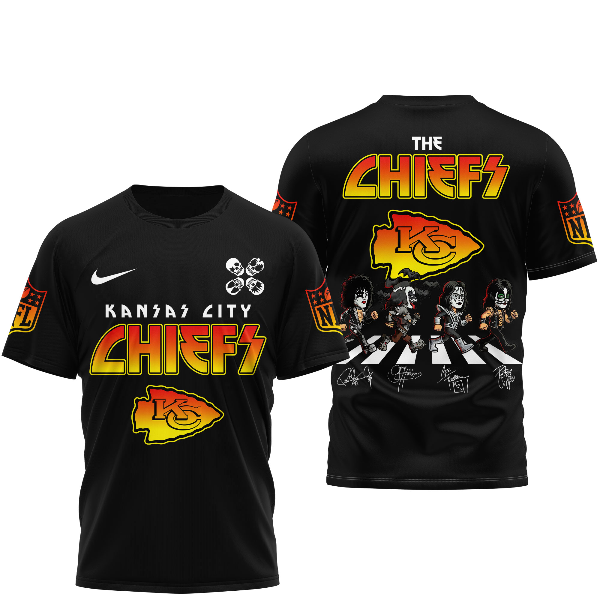 Kansas City Chiefs | Premium NFL Rock and Roll All Nite 3D Shirt TTH200574
