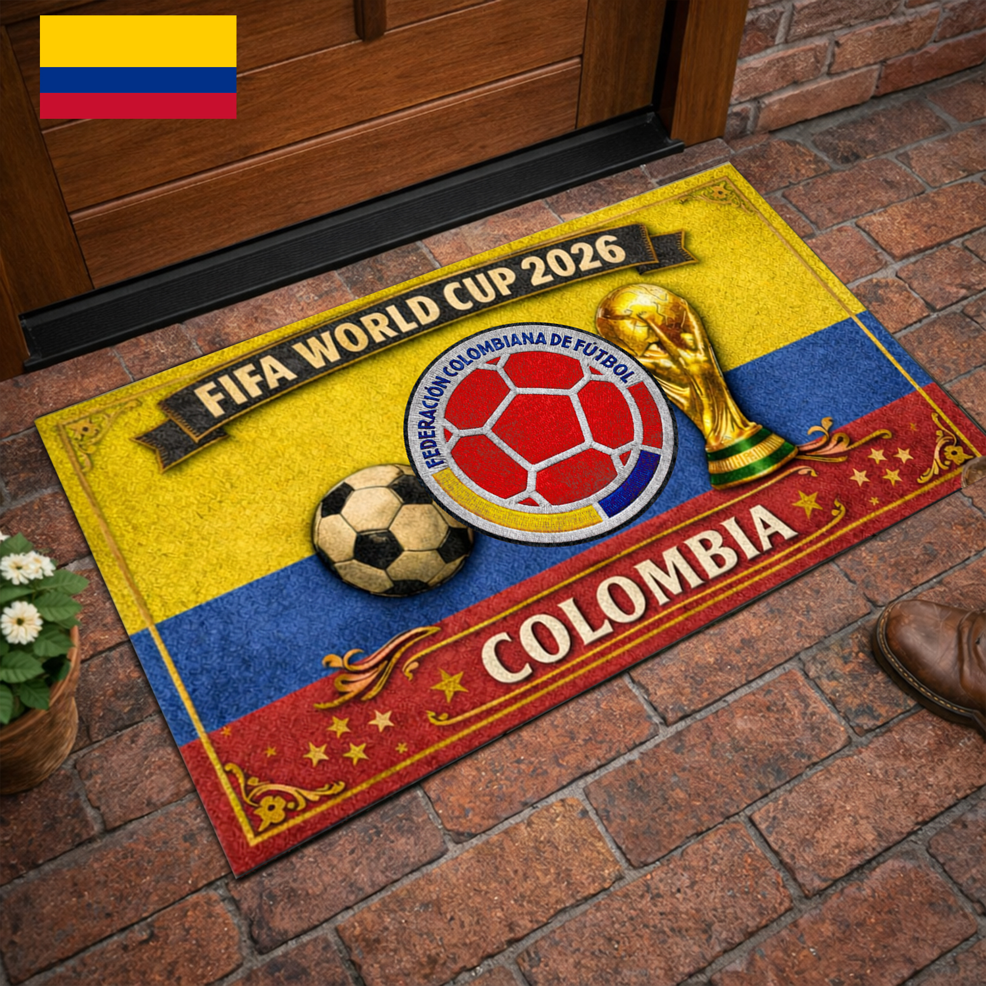 Colombia | Premium World Cup 2026 Doormat TTH200563