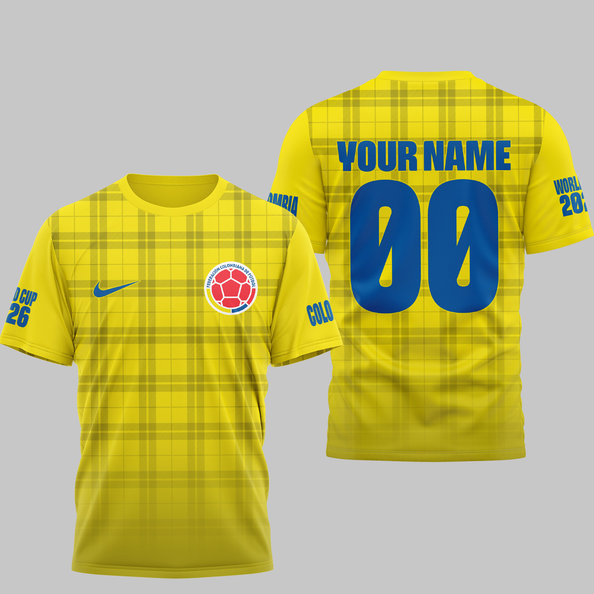 Colombia | Premium World Cup 2026 Prestige 3D Shirt TTH200572
