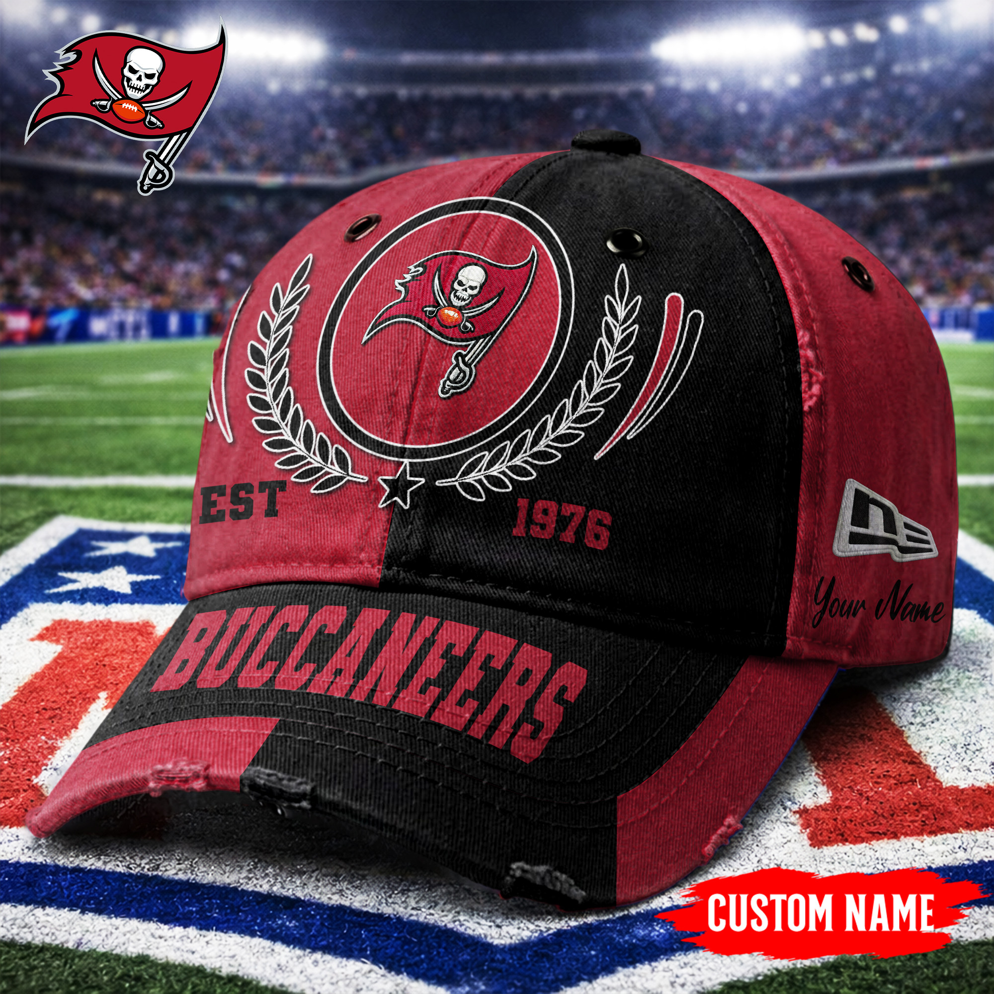 Tampa Bay Buccaneers | Premium NFL Split Color Classic Cap TTH200569