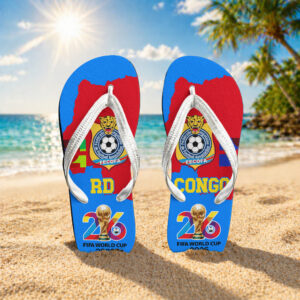RD Congo  | Premium World Cup 2026 National Teams Flip Flop TTH200591