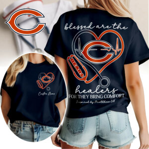 Chicago Bears | Premium NFL Heart of A Nurse Game Day 3D Shirt TTH200581