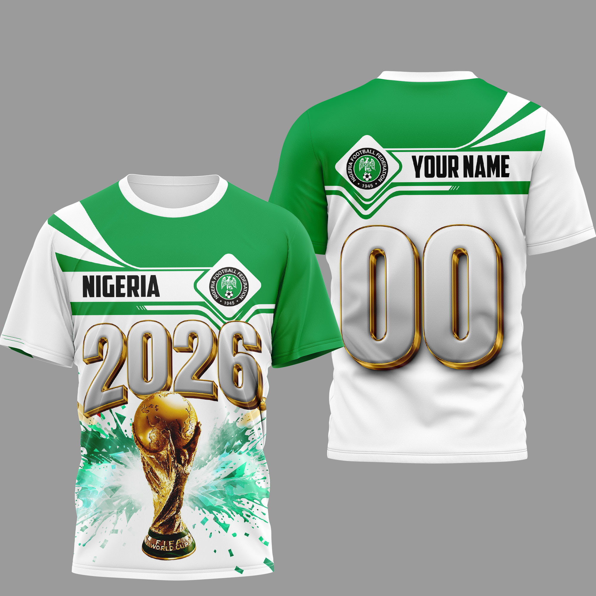 Nigeria | Premium World Cup 2026 Heritage Champion 3D Shirt TTH200585