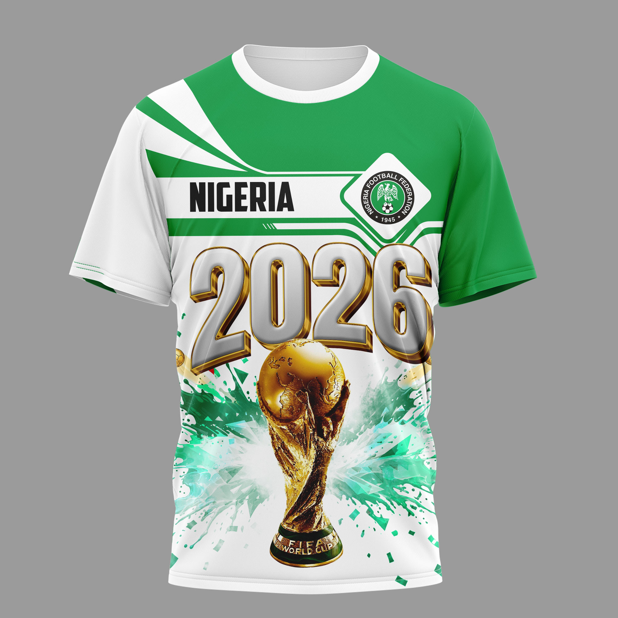 Nigeria | Premium World Cup 2026 Heritage Champion 3D Shirt TTH200585 - Image 3