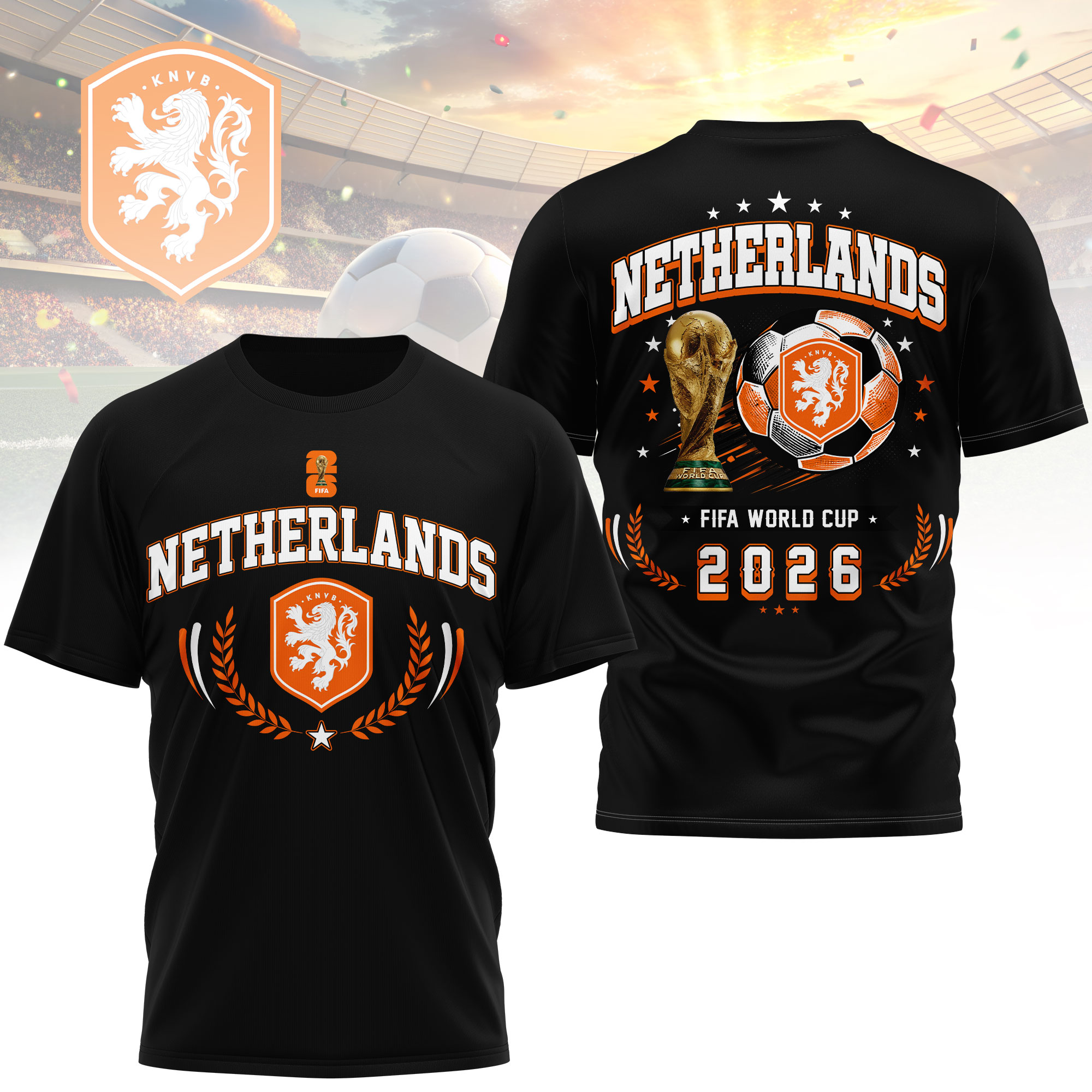 Netherlands | Premium World Cup 2026 Classic 3D Shirt TTH200568