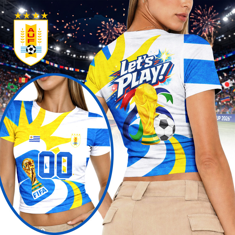 Uruguay | Premium World Cup 2026 FIFA 3D Baby Tee TTH200596 - Image 2