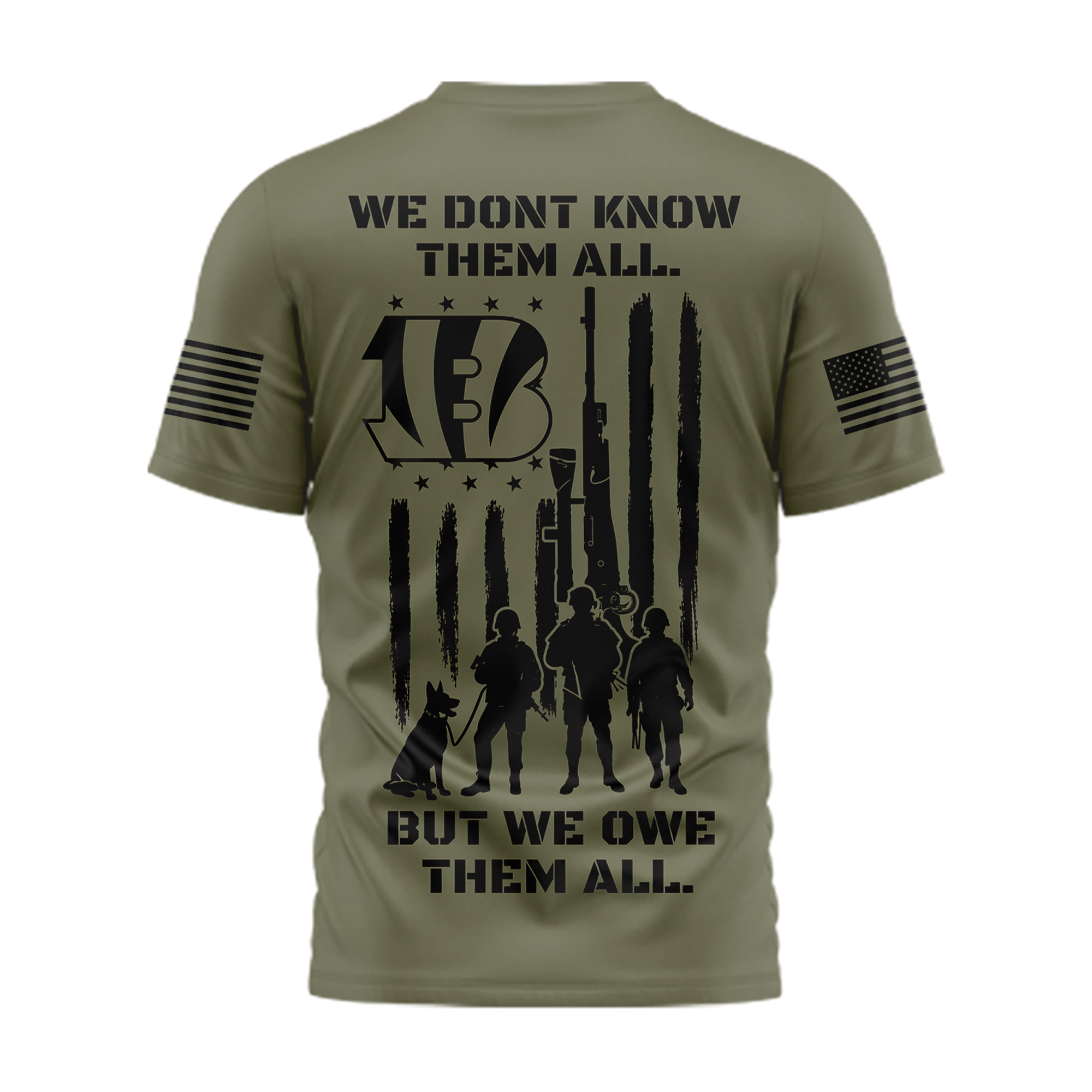 Cincinnati Bengals | Premium NFL Celebrating Memorial Day 3D Shirt TTH200580 - Image 3
