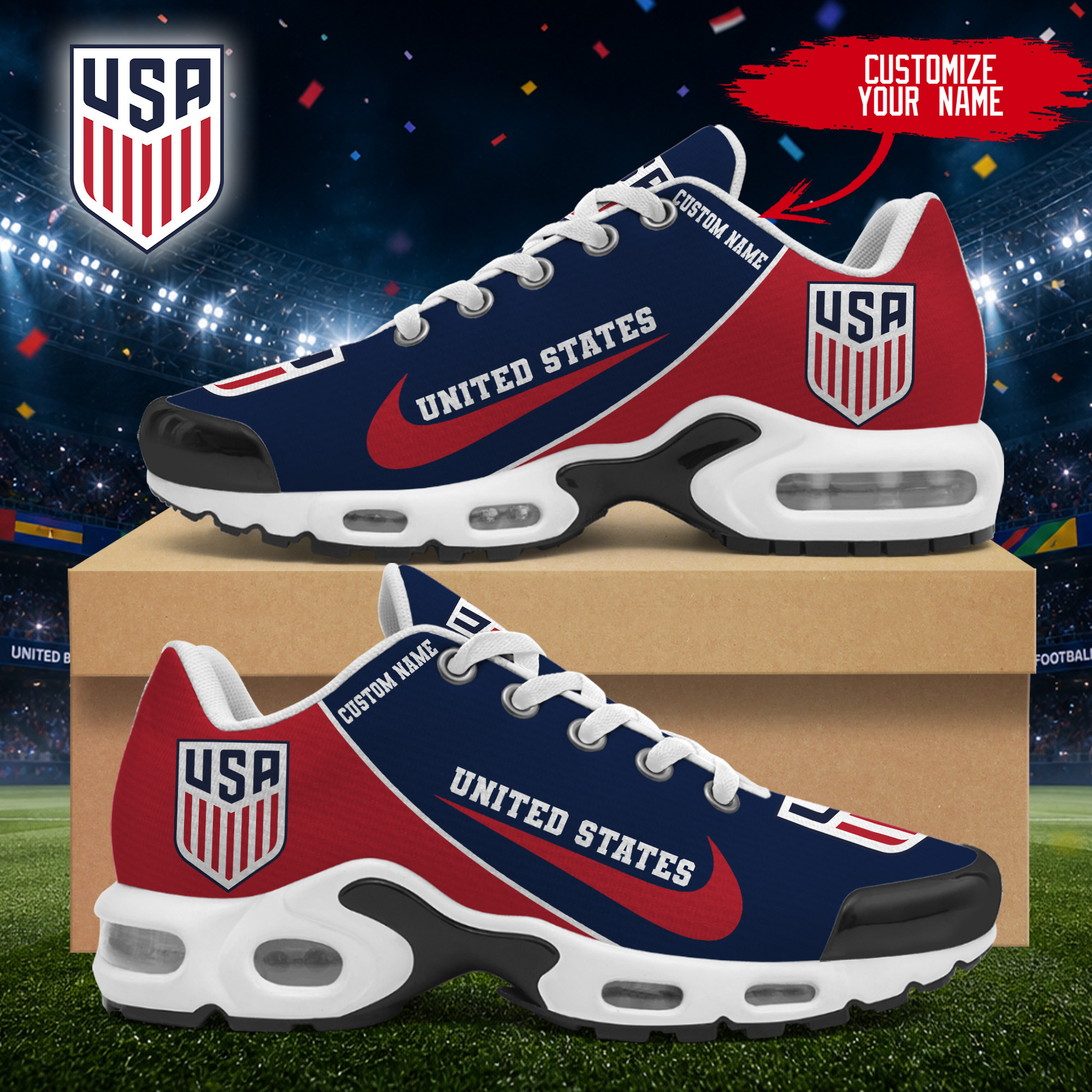 United States x Premium World Cup 2026 Pride of the Game Air Max Shoes – Limited Edition TTH190521 - Image 2
