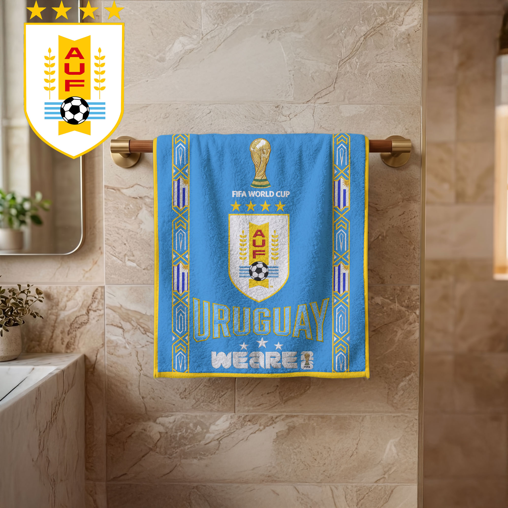 Uruguay | Premium World Cup 2026 National Team Bath Towel TTH210511 - Image 2