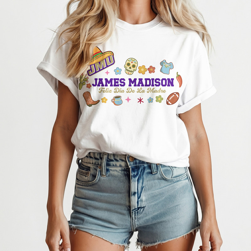 James Madison Dukes | Premium NCAA Dia De La Madre 3D T-Shirt TTH210510