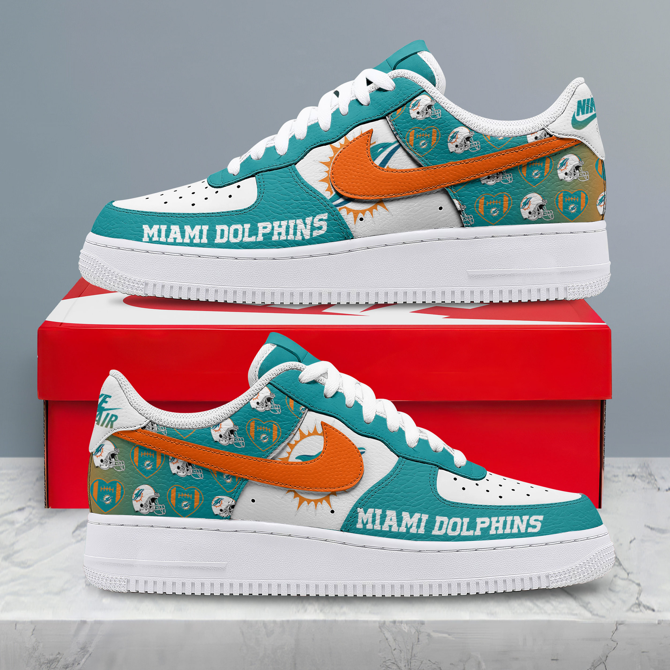 Miami Dolphins – Premium NFL Gridiron Classic AF1 Shoes – Gift for Fans TTH190504