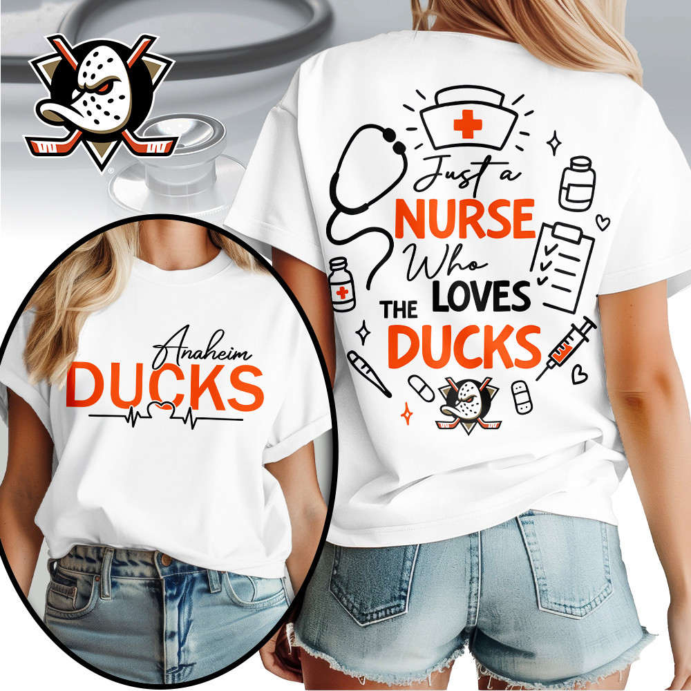 Anaheim Ducks | Premium NHL Fan Nurse 3D Shirt TTH200598 - Image 2