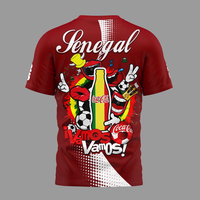 Senegal | Premium World Cup 2026 Coca Cola Classic 3D Shirt TTH210506 - Image 3