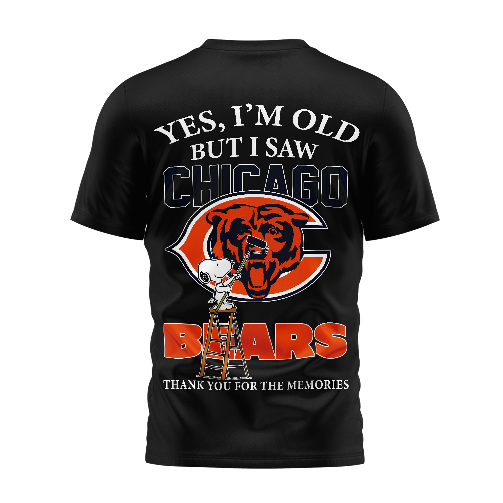 Chicago Bears | Premium NFL Snoopy Graphic 3D T-Shirt TTH200590 - Image 3