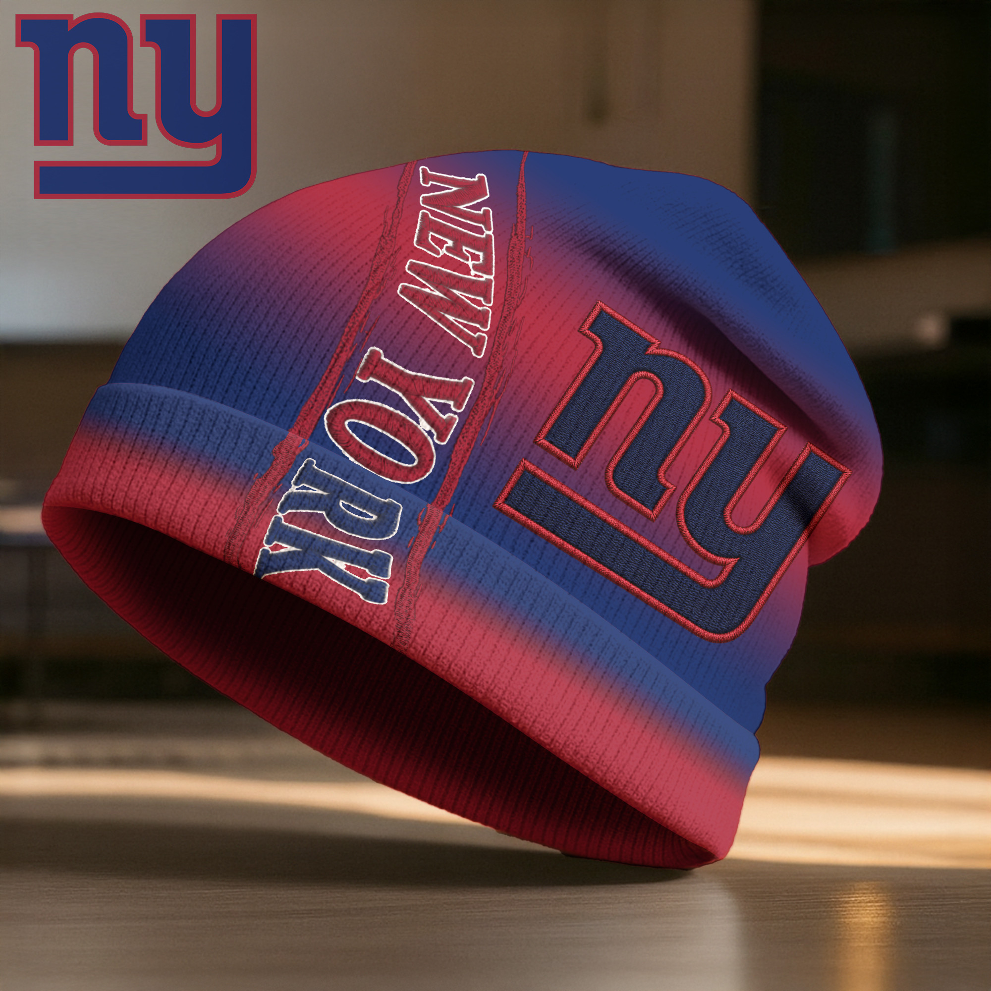 New York Giants | Premium NFL Pro Line Beanie Hat TTH200594 - Image 2