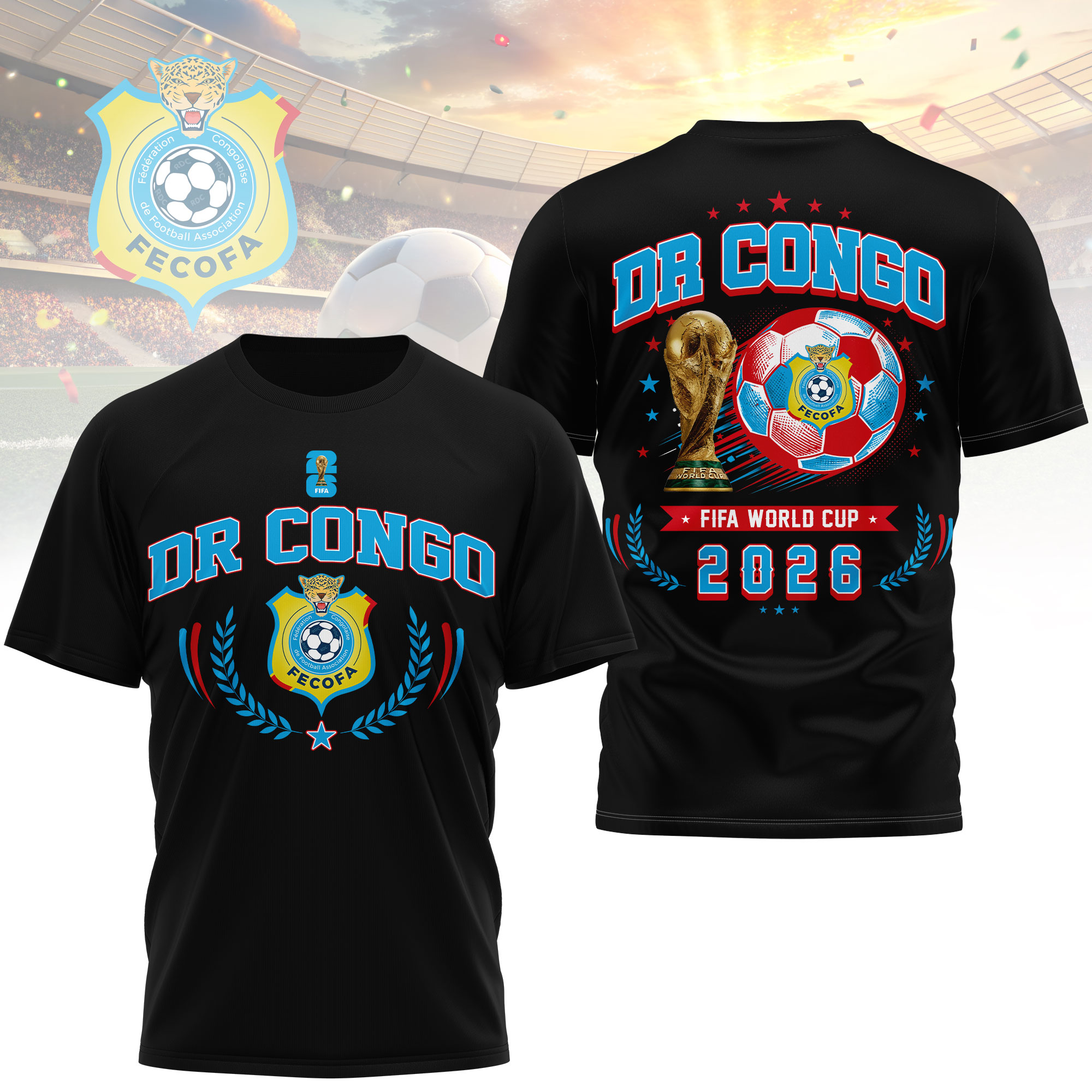 Dr Congo | Premium World Cup 2026 Classic 3D Shirt TTH200568