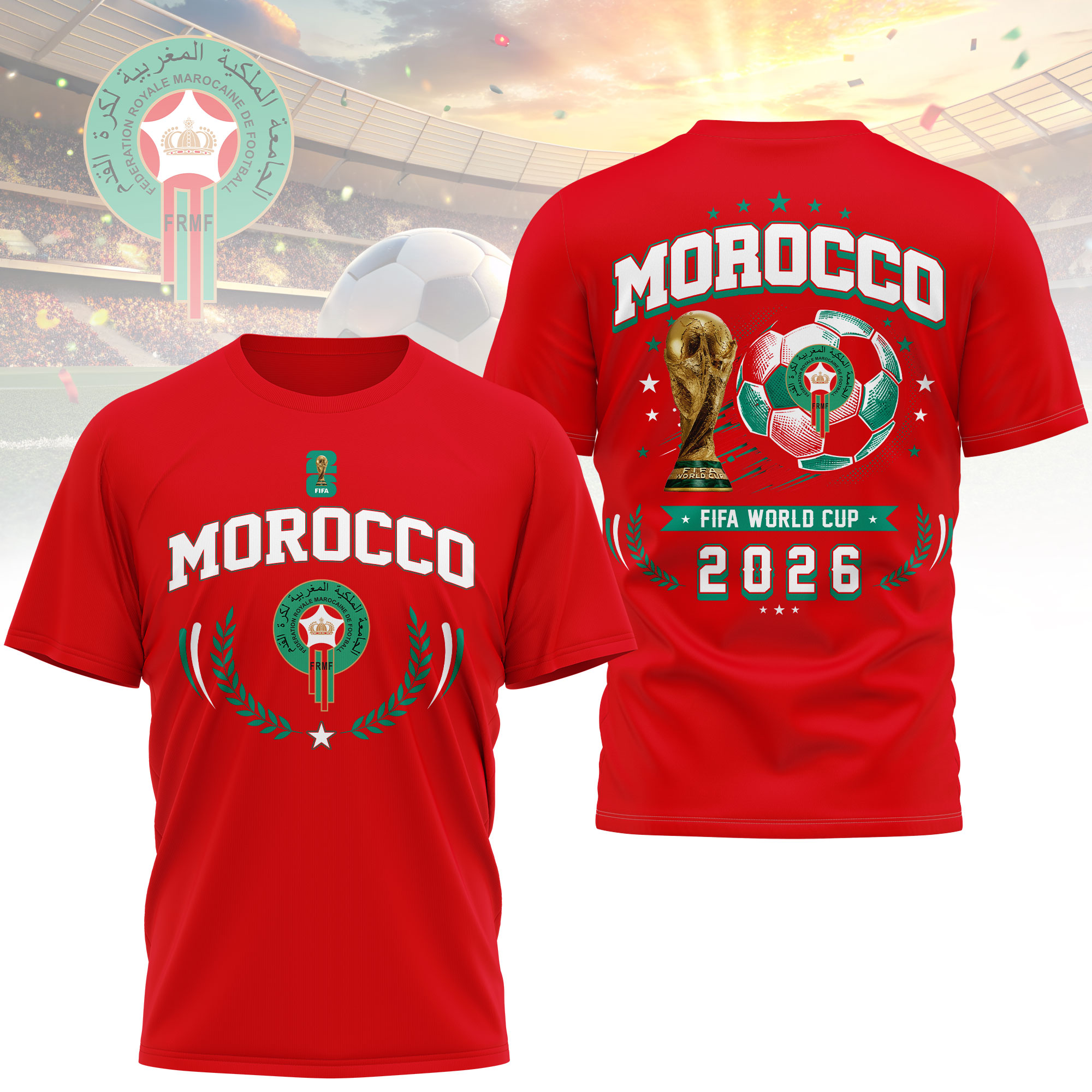 Morocco | Premium World Cup 2026 Classic 3D Shirt TTH200568 - Image 4