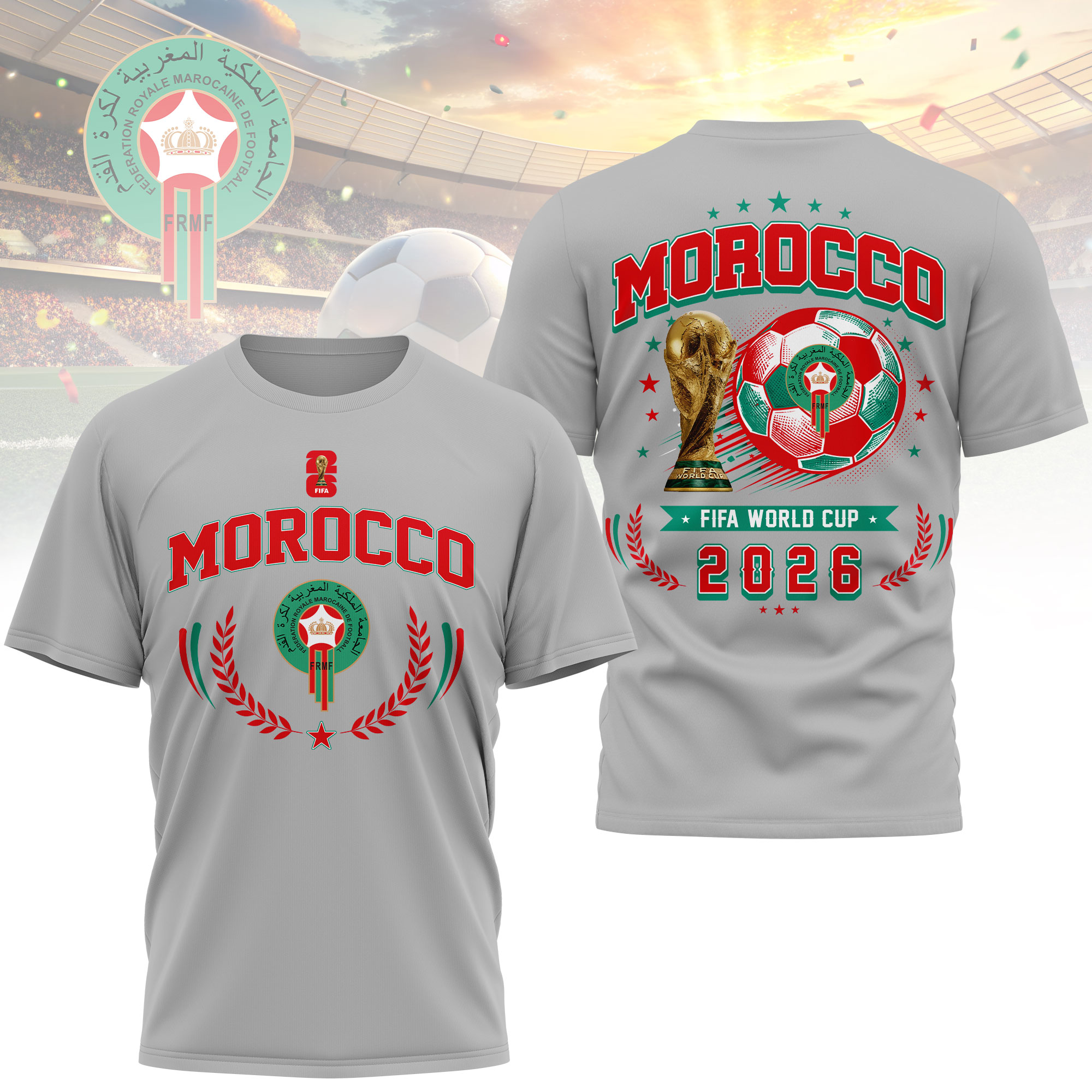 Morocco | Premium World Cup 2026 Classic 3D Shirt TTH200568 - Image 3