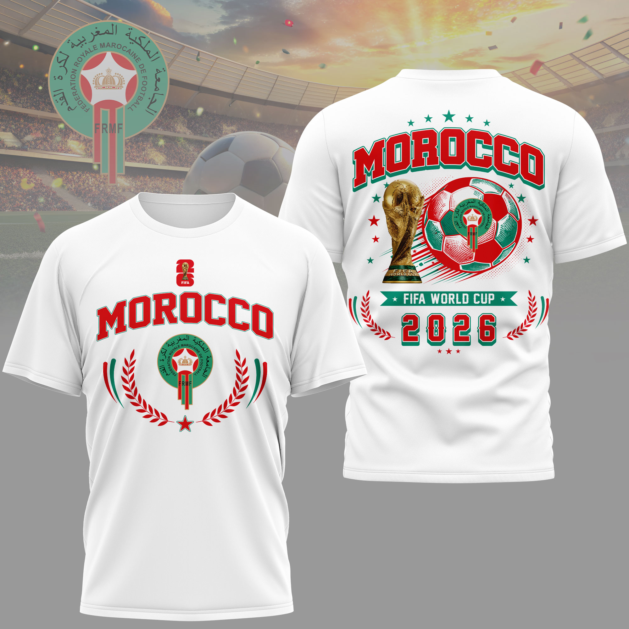 Morocco | Premium World Cup 2026 Classic 3D Shirt TTH200568 - Image 2