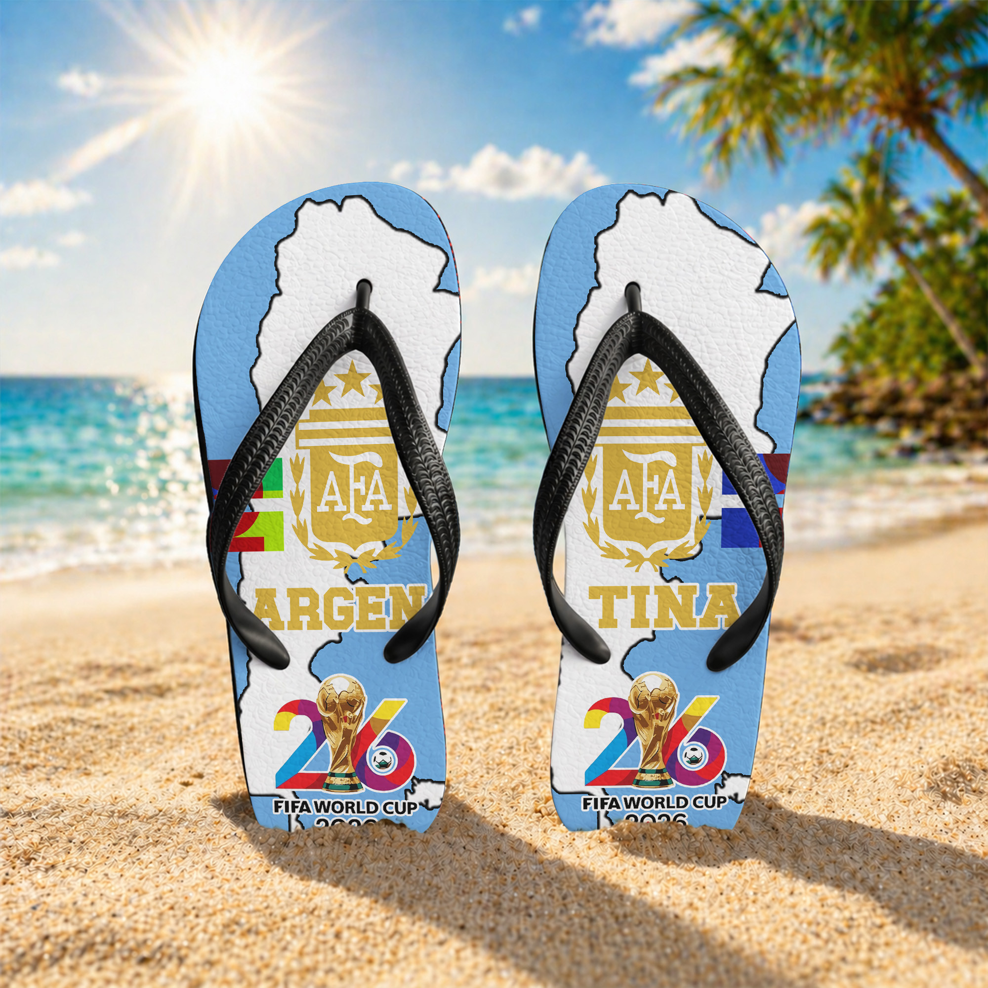 Argentina | Premium World Cup 2026 National Teams Flip Flop TTH200591 - Image 2
