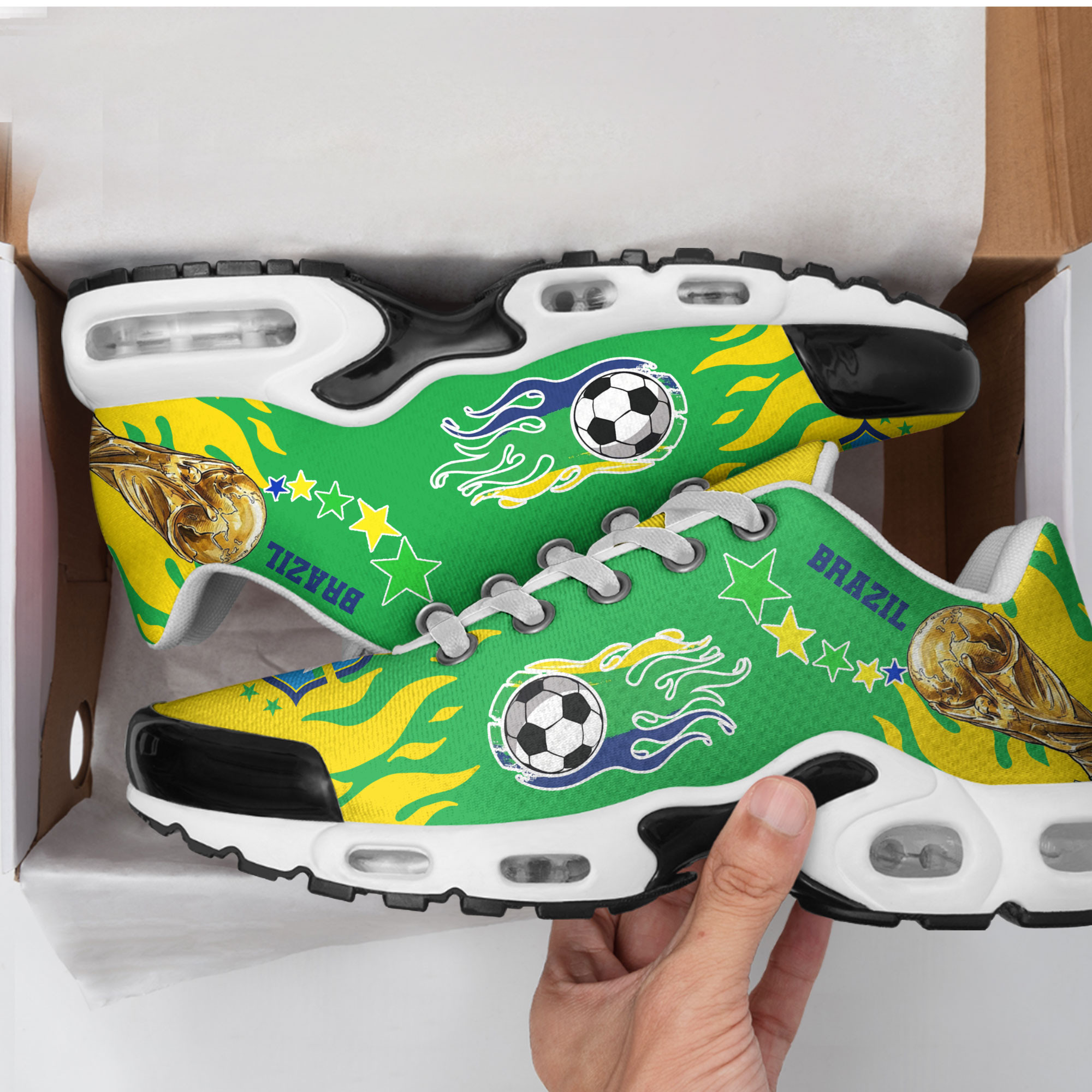 Brazil – Premium World Cup 2026 Flame Striker Air Max Shoes – Limited Edition TTH190516 - Image 3