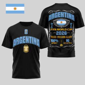 Argentina | Premium World Cup 2026 Pride Passion Glory 3D Shirt TTH210505