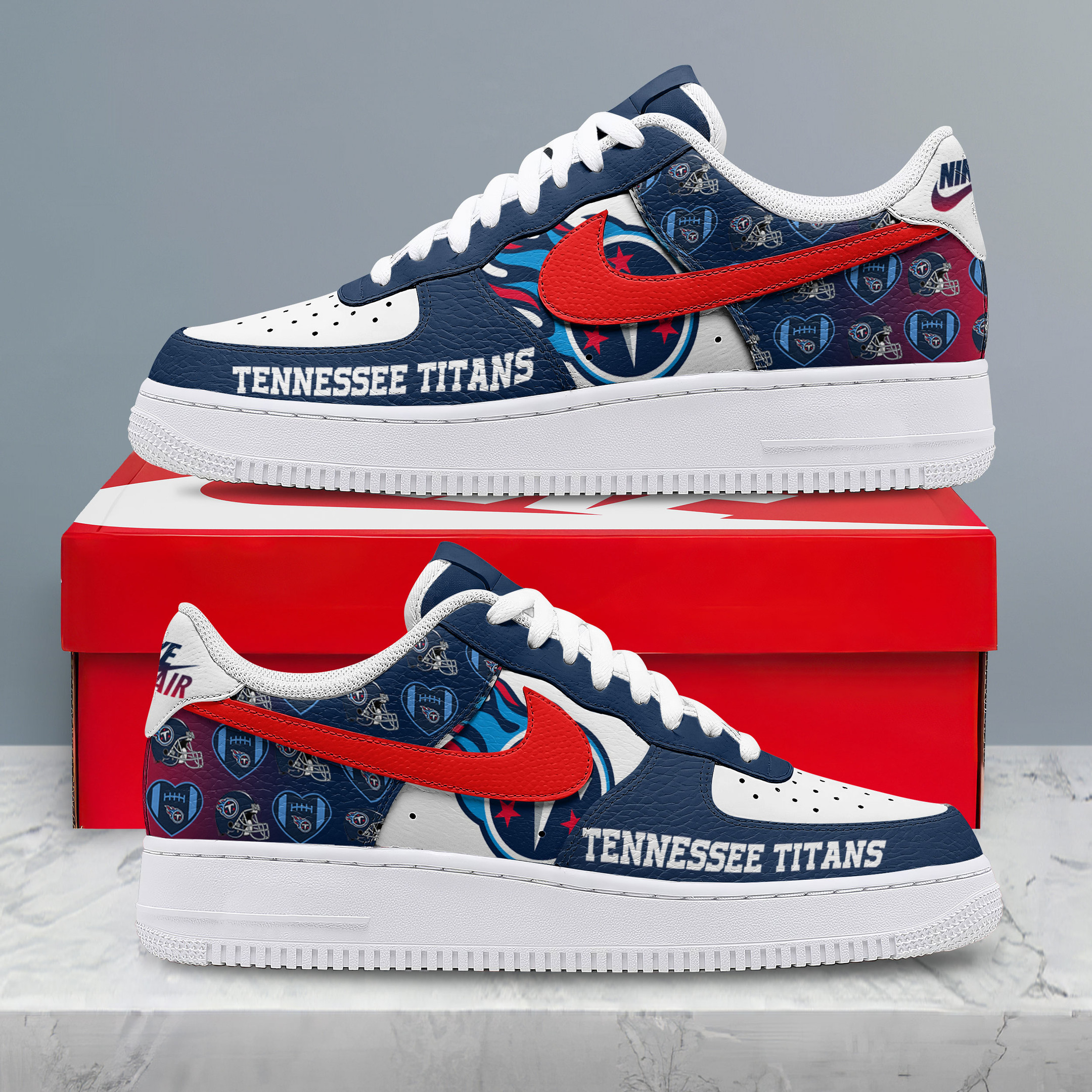 Tennessee Titans – Premium NFL Gridiron Classic AF1 Shoes – Gift for Fans TTH190504