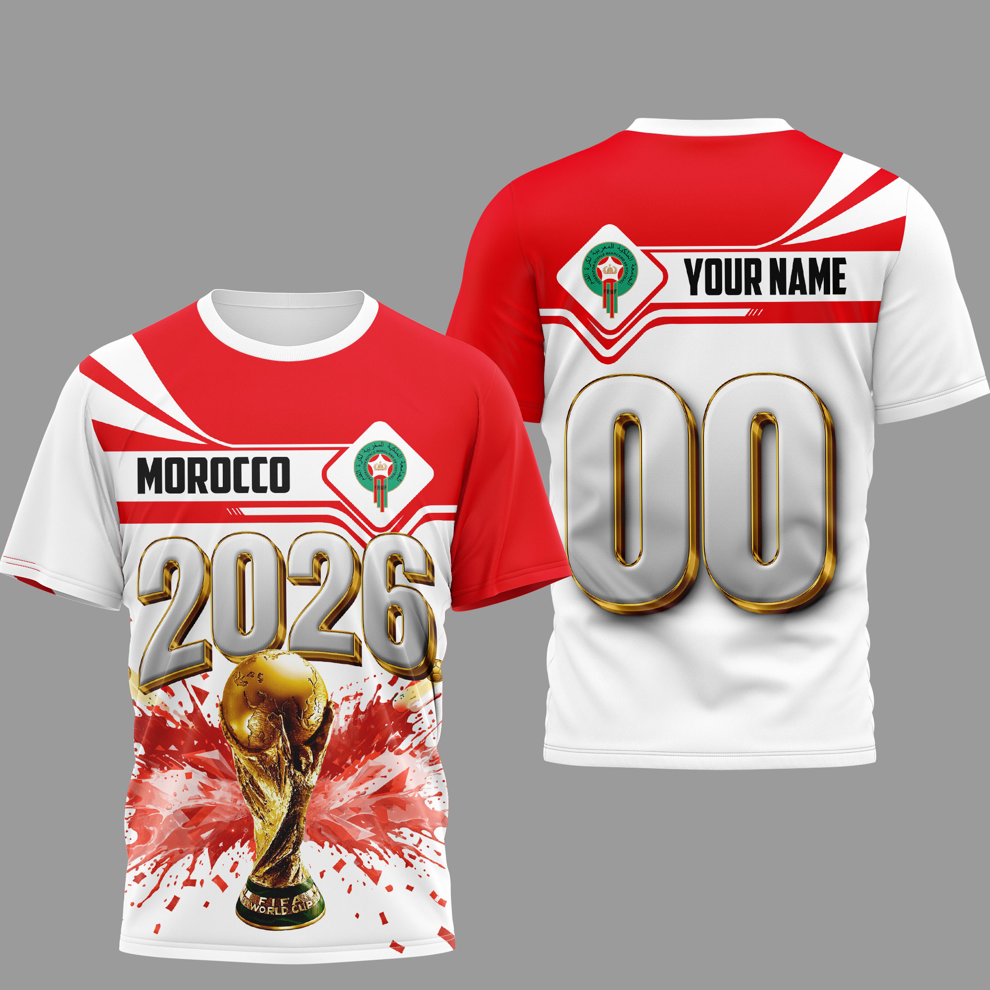 Morocco | Premium World Cup 2026 Heritage Champion 3D Shirt TTH200585