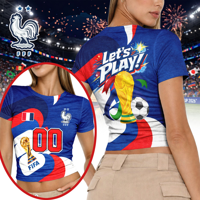 France | Premium World Cup 2026 FIFA 3D Baby Tee TTH200596 - Image 2