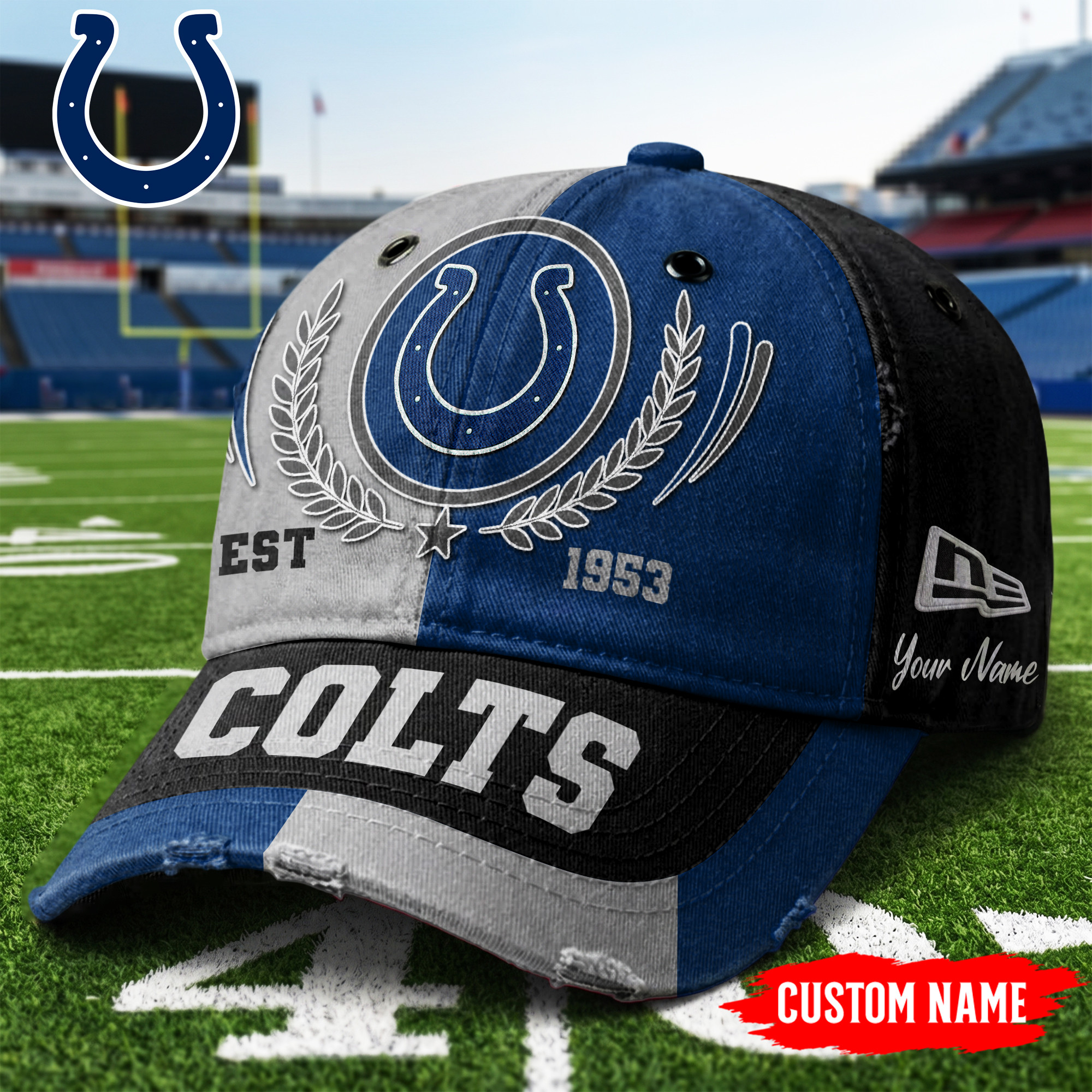 Indianapolis Colts | Premium NFL Split Color Classic Cap TTH200569