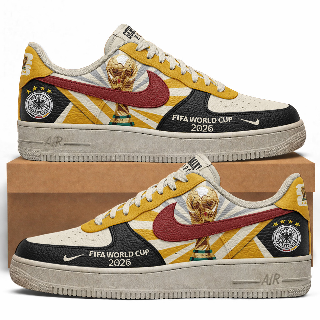 Germany – Premium World Cup 2026 Vintage AF1 Shoes – Limited Edition TTH190505
