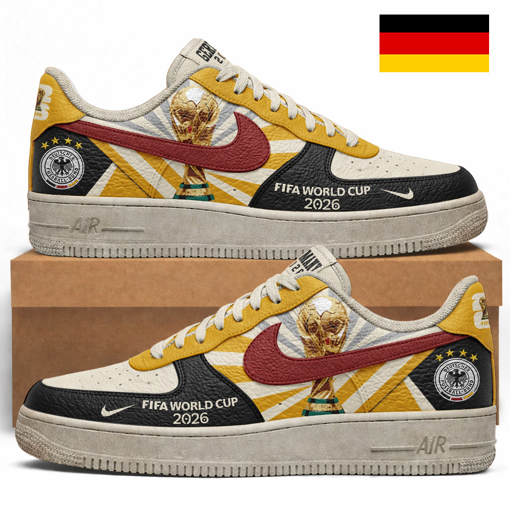 Germany – Premium World Cup 2026 Vintage AF1 Shoes – Limited Edition TTH190505 - Image 2