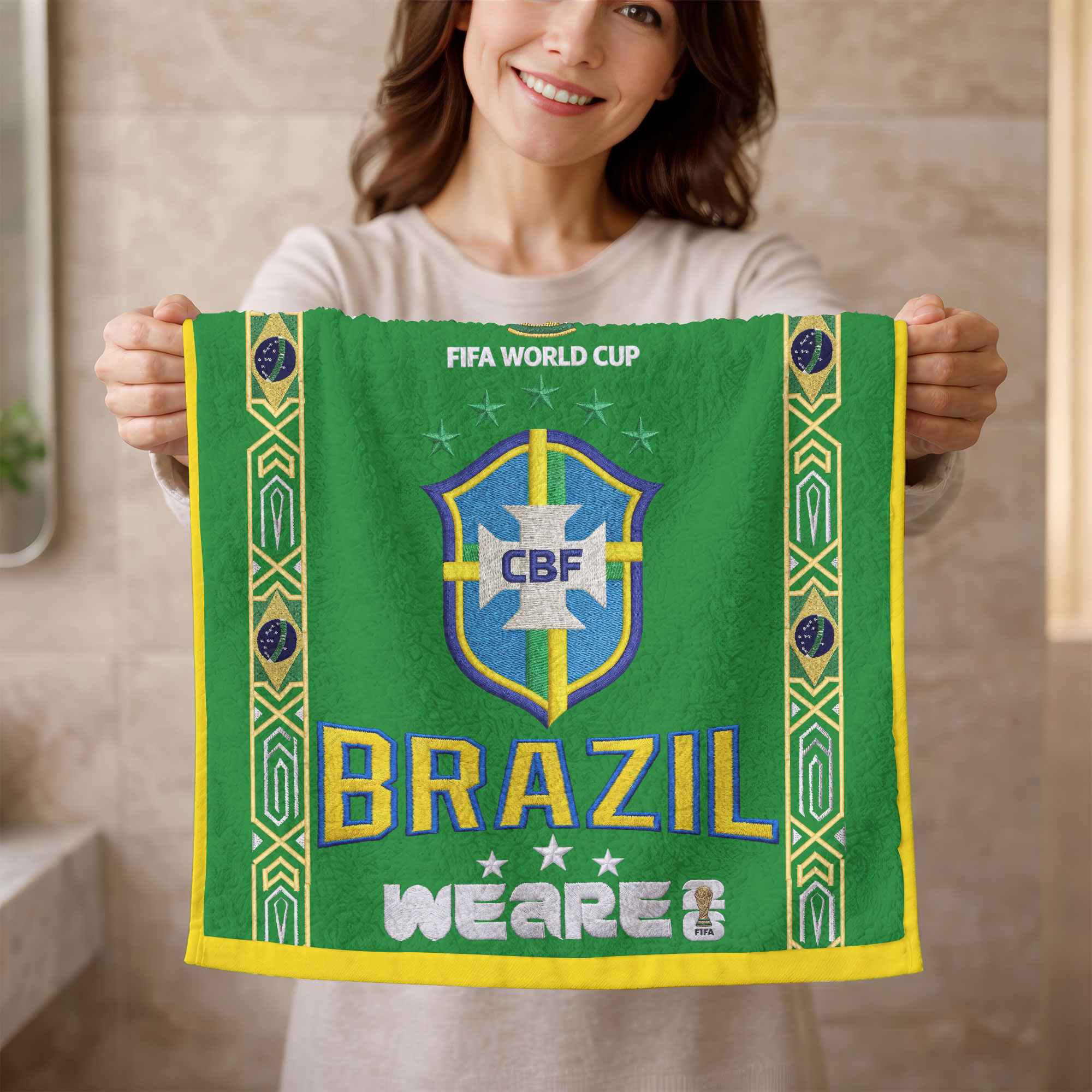 Brazil | Premium World Cup 2026 National Team Bath Towel TTH210511
