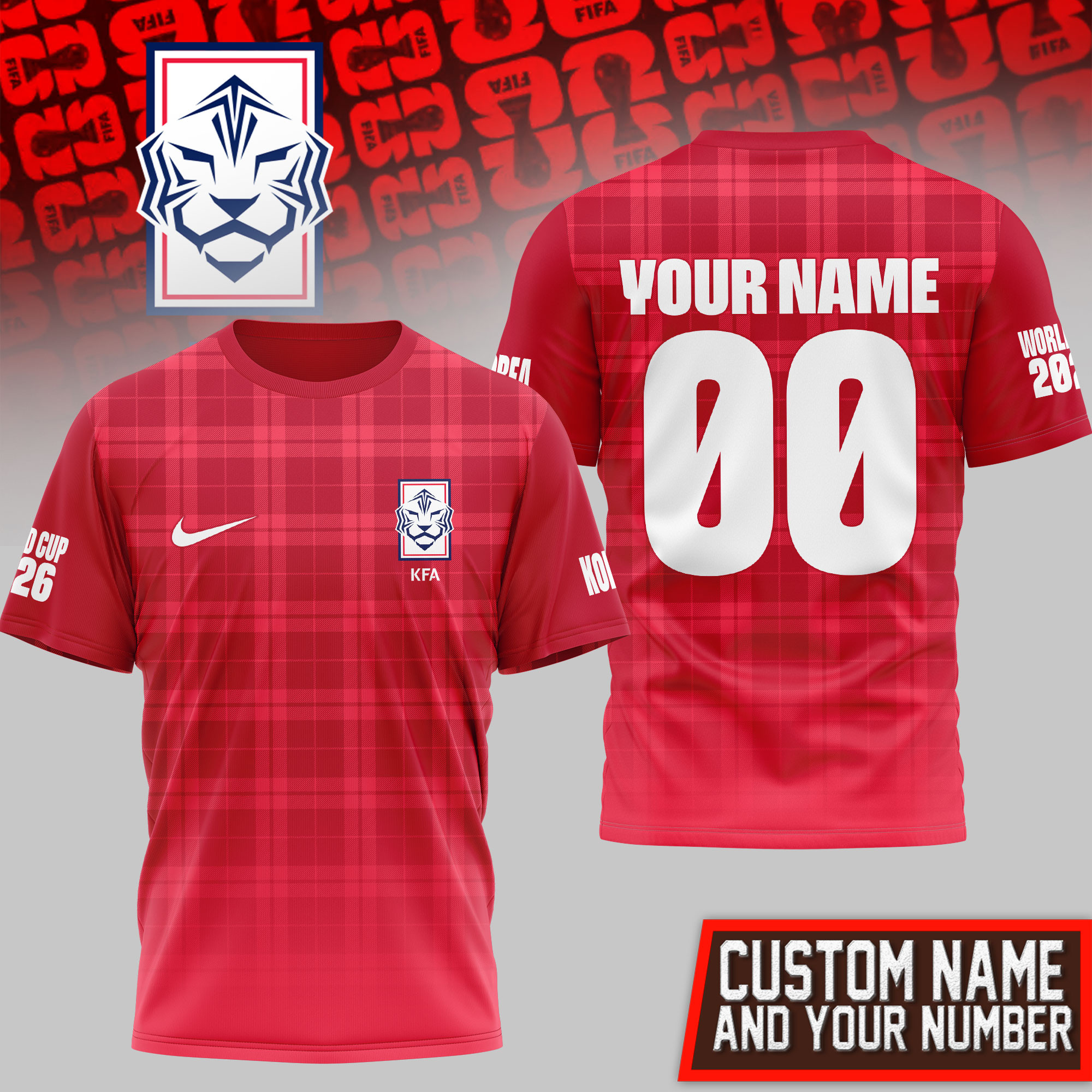 South Korea | Premium World Cup 2026 Prestige 3D Shirt TTH200572 - Image 2