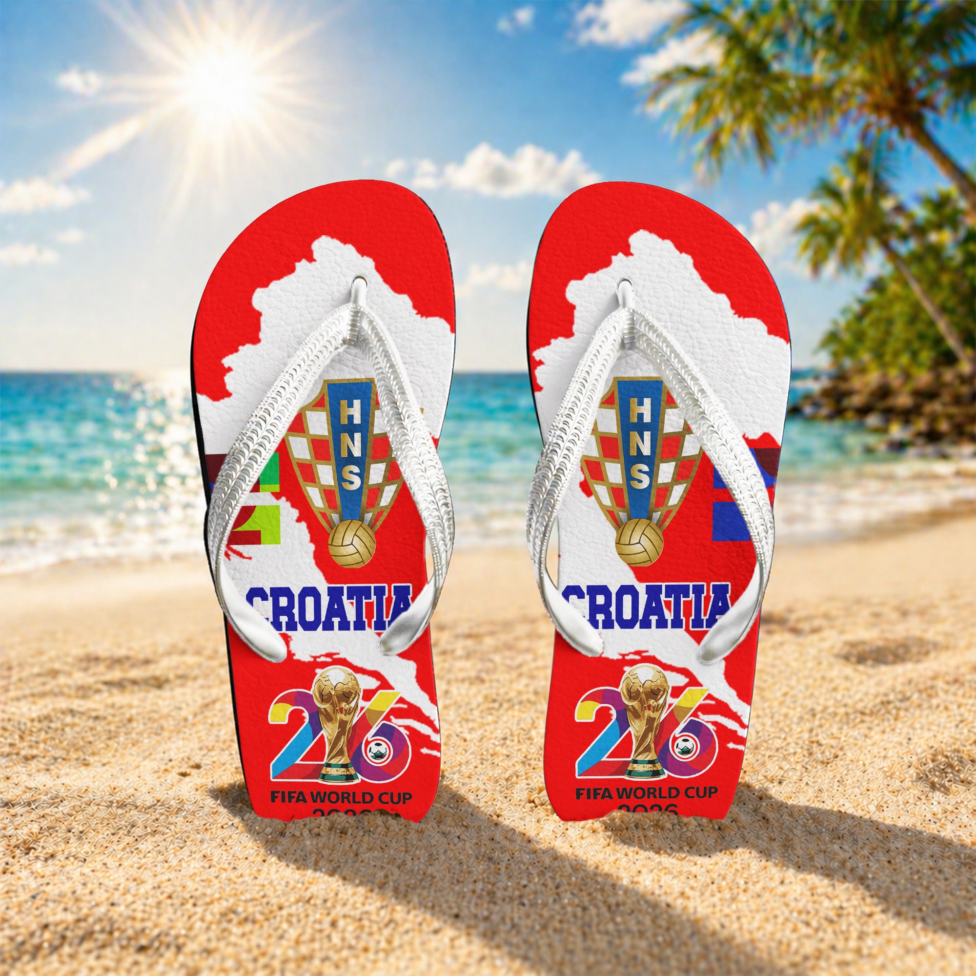Croatia | Premium World Cup 2026 National Teams Flip Flop TTH200591