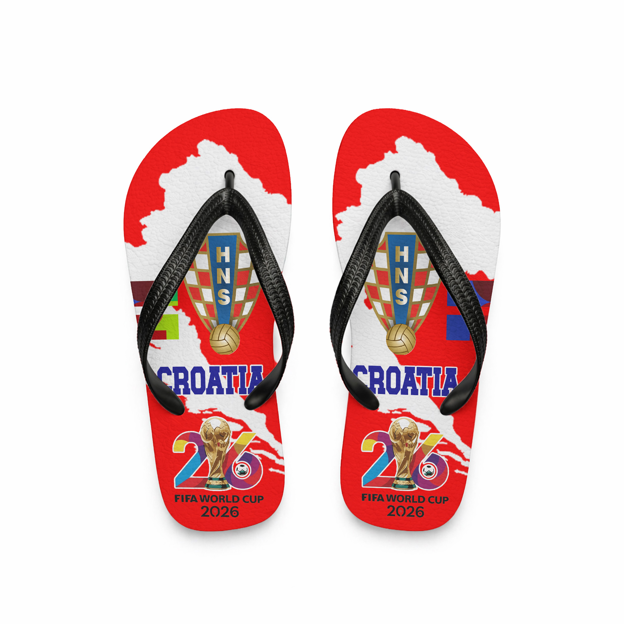 Croatia | Premium World Cup 2026 National Teams Flip Flop TTH200591 - Image 3