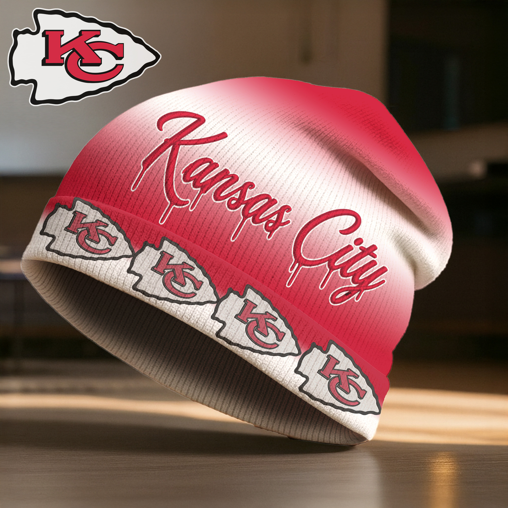Kansas City Chiefs | Premium NFL Pro Line Beanie Hat TTH200594