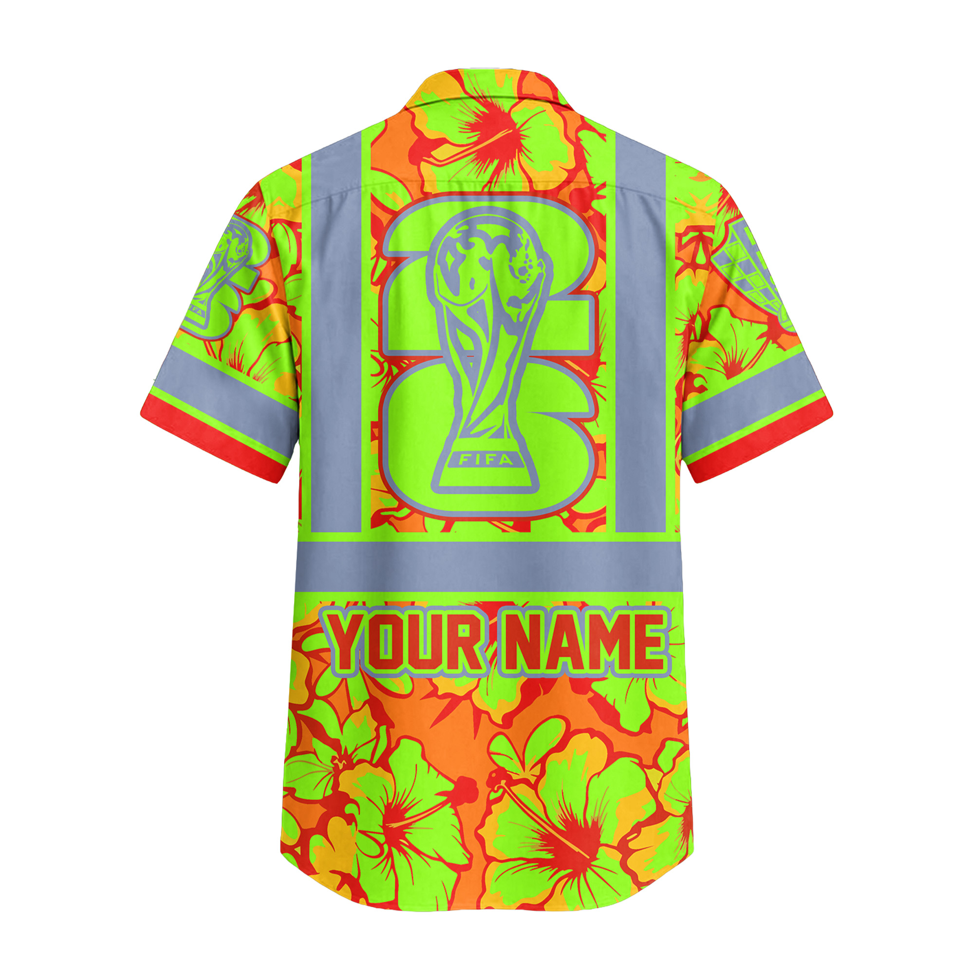 Croatia | Premium World Cup 2026 Hi-vis Hawaiian Shirt TTH200567 - Image 3