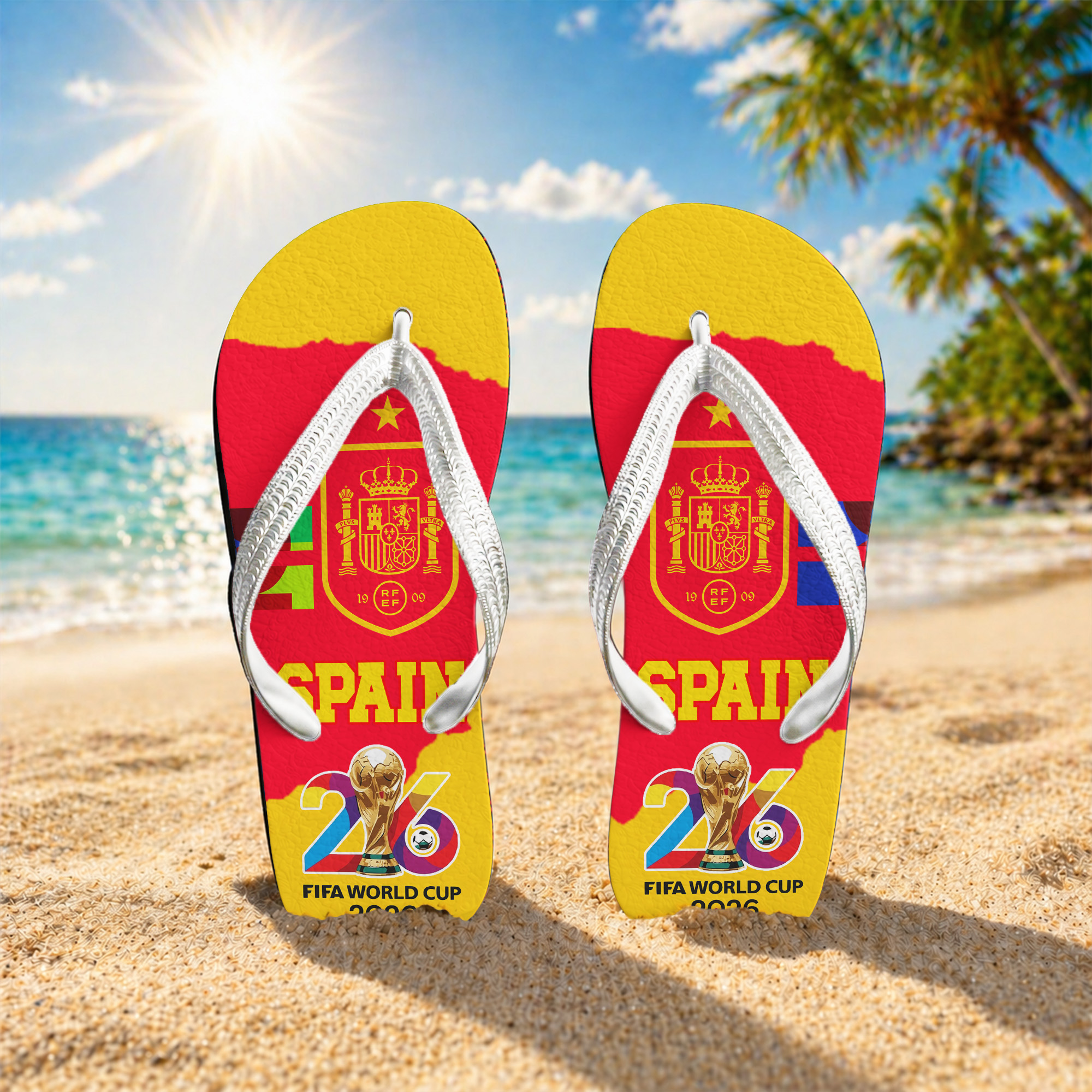 Spain | Premium World Cup 2026 National Teams Flip Flop TTH200591