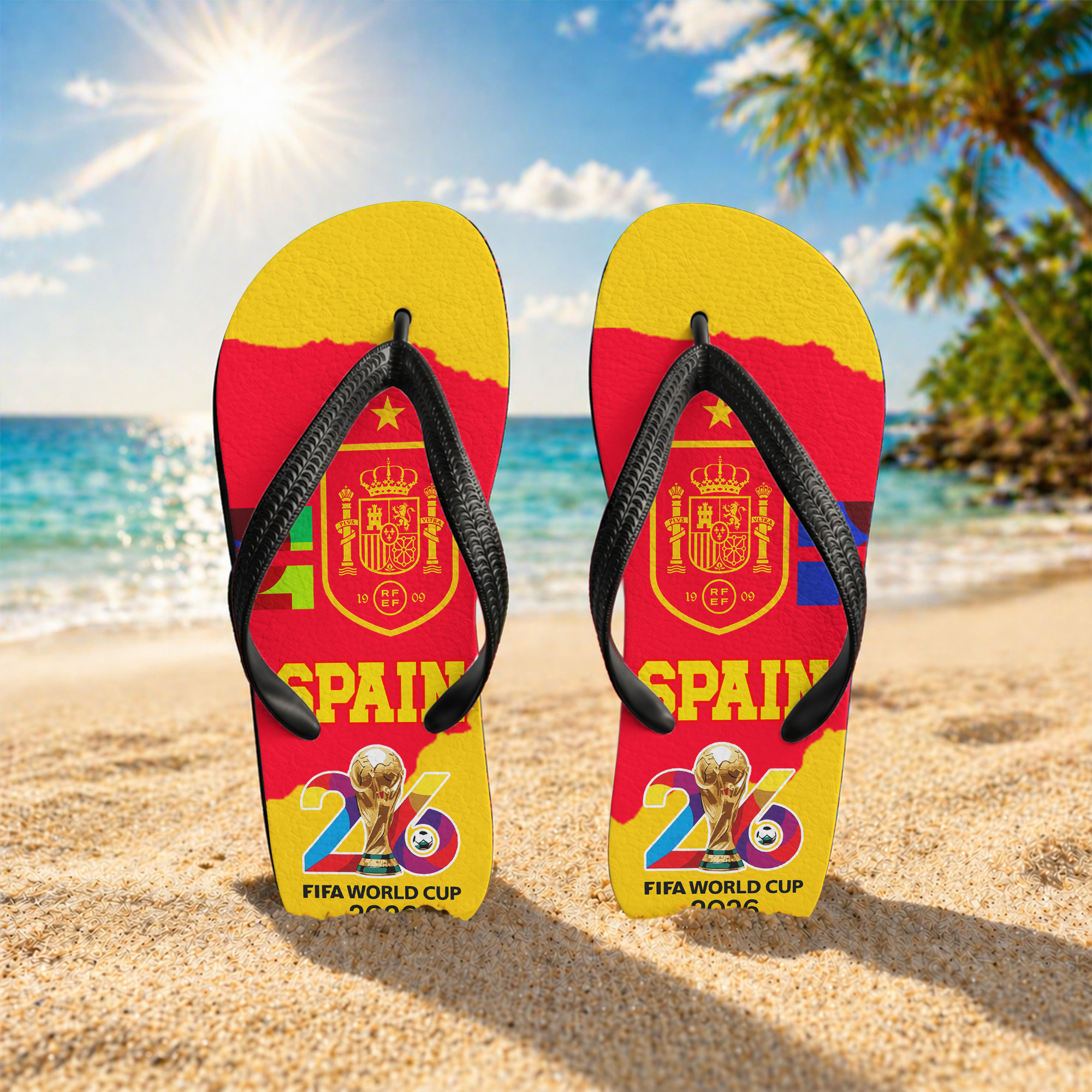 Spain | Premium World Cup 2026 National Teams Flip Flop TTH200591 - Image 2
