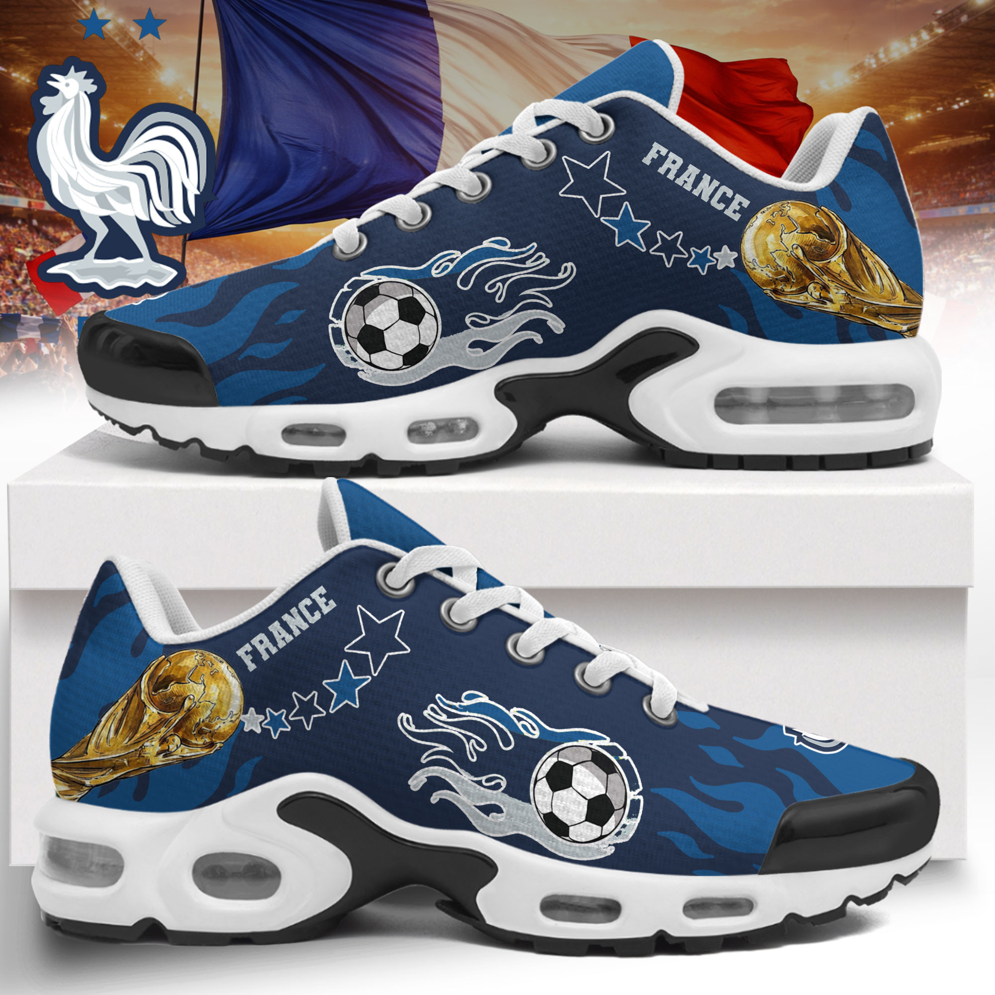France – Premium World Cup 2026 Flame Striker Air Max Shoes – Limited Edition TTH190516 - Image 2