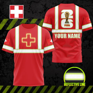 Switzerland | Premium World Cup 2026 Hi Vis Safety 3D Shirt TTH200570