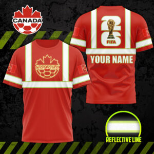 Canada | Premium World Cup 2026 Hi Vis Safety 3D Shirt TTH200570