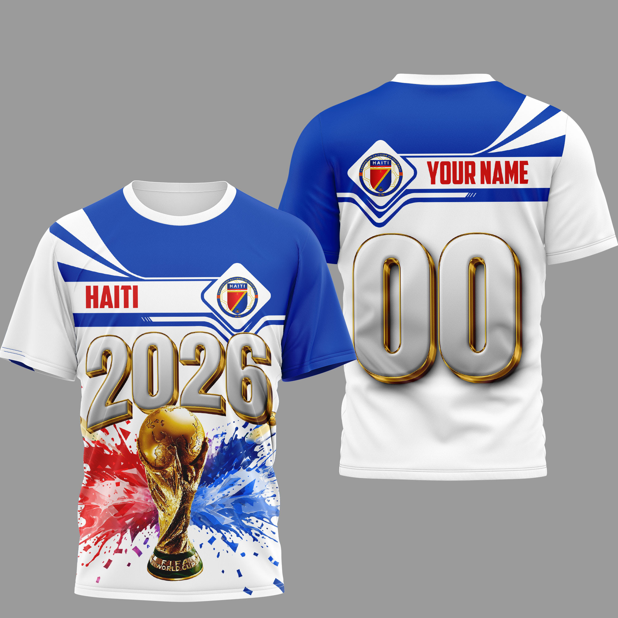 Haiti | Premium World Cup 2026 Heritage Champion 3D Shirt TTH200585