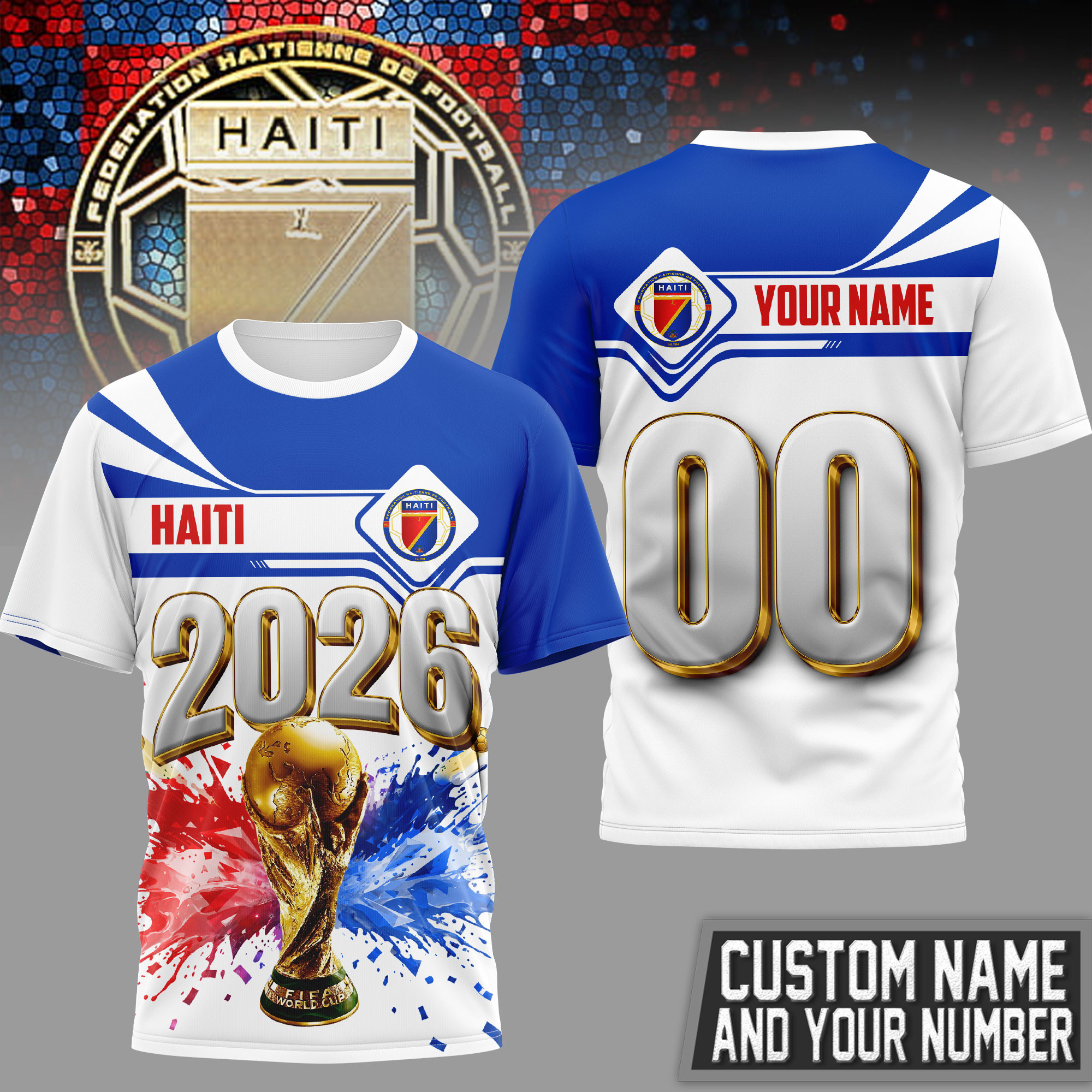 Haiti | Premium World Cup 2026 Heritage Champion 3D Shirt TTH200585 - Image 2